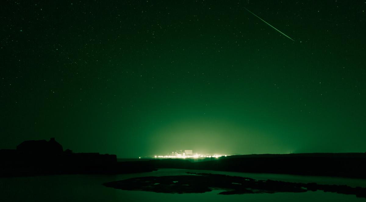 Radiación nuclear o aurora boreal