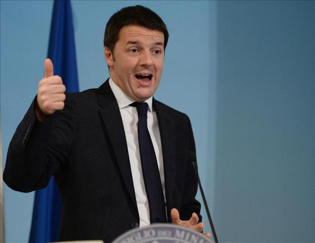 Renzi exige actuar con rapidez en la interconexión energética Francia-España