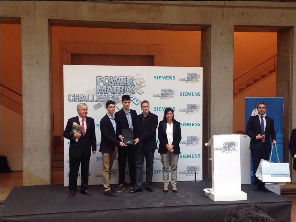 Un equipo de la Universidad de Comillas gana el Power Matrix Challenge de Siemens