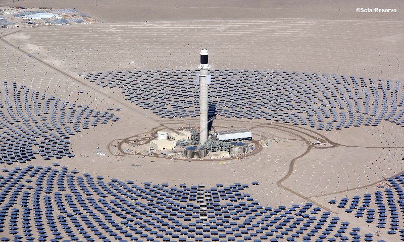 SolarReserve, la caída y desaparición de una de las grandes termosolares estadounidenses