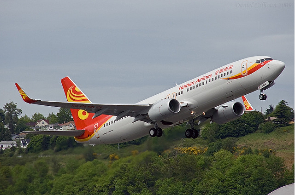 Hainan Airlines realiza el primer vuelo comercial chino con biocombustible