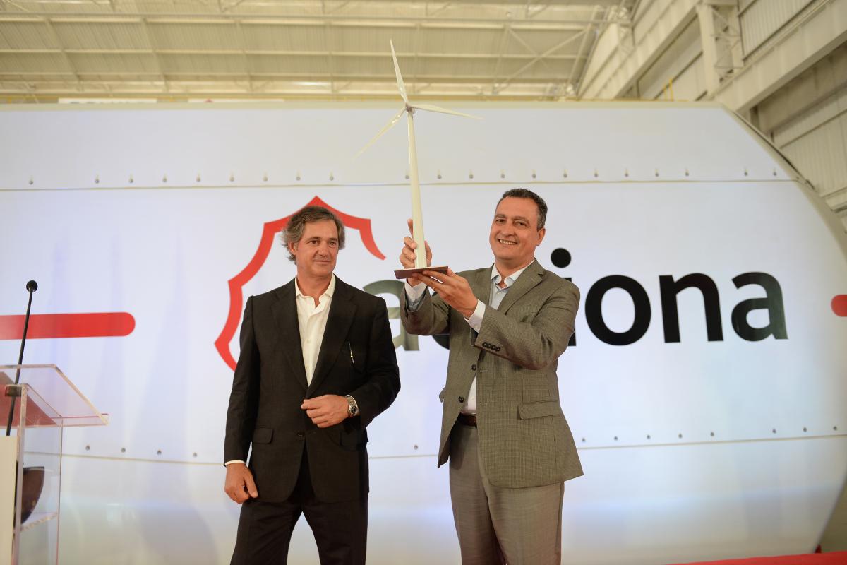 Acciona inaugura una planta de ensamblaje de turbinas eólicas en Brasil