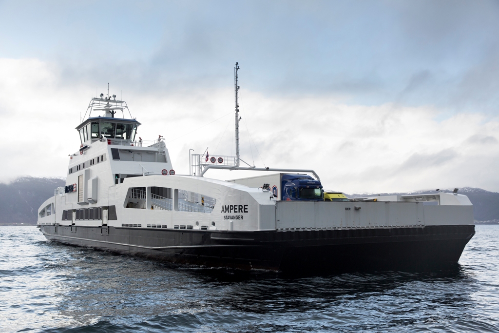 El primer ferry eléctrico del mundo ya está operativo en Noruega