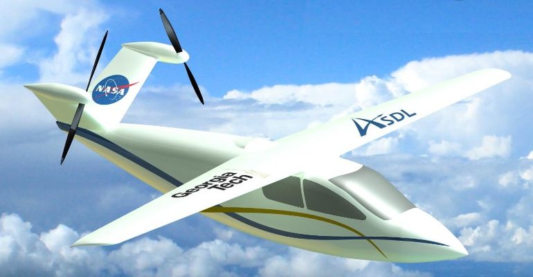 La NASA selecciona cinco modelos de avión eléctrico diseñados por universitarios para hacerlos realidad en 2020