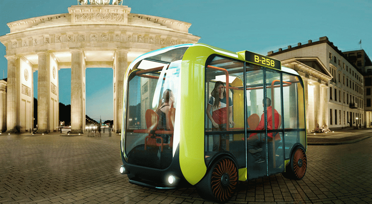 Berlino, el minibús eléctrico del futuro