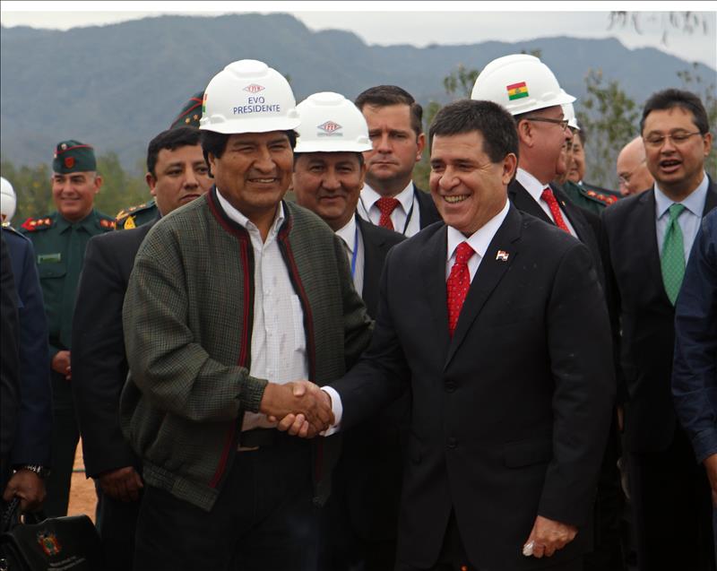 Morales y Cartes inauguran la planta de gas de Gran Chaco construida por Técnicas Reunidas