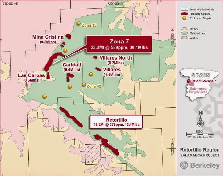 Equo insta a la Junta a revisar el proyecto de minas de uranio de Berkeley en Salamanca