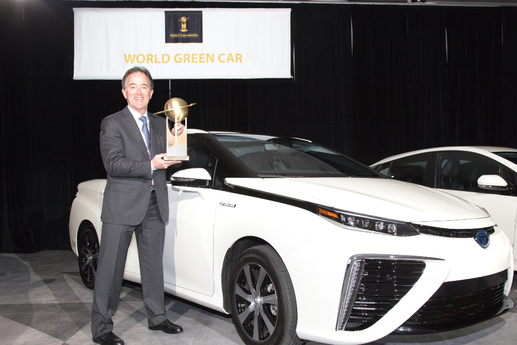 Toyota Mirai, elegido Coche Sostenible del Mundo 2016