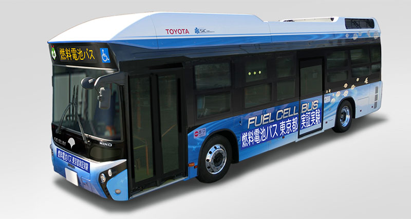 Toyota venderá autobuses de pila de combustible en Japón desde principios del año que viene