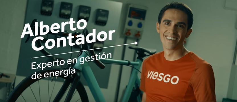 Viesgo ficha a Alberto Contador para dar a conocer su oficina online