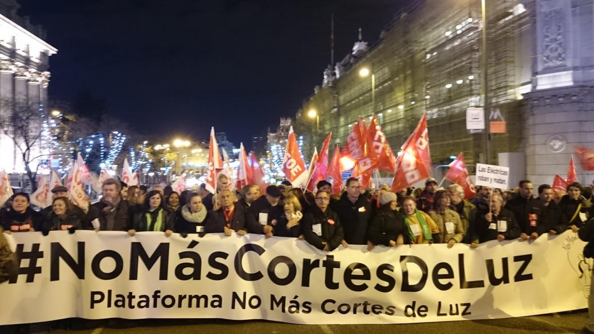 La izquierda y organizaciones sociales se movilizan para pedir &quot;no más cortes de luz&quot;