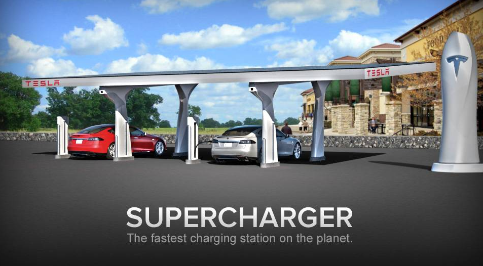 Tesla desconectará su 'supercargador' de la red eléctrica: se suministrará de paneles solares y baterías Powerpack