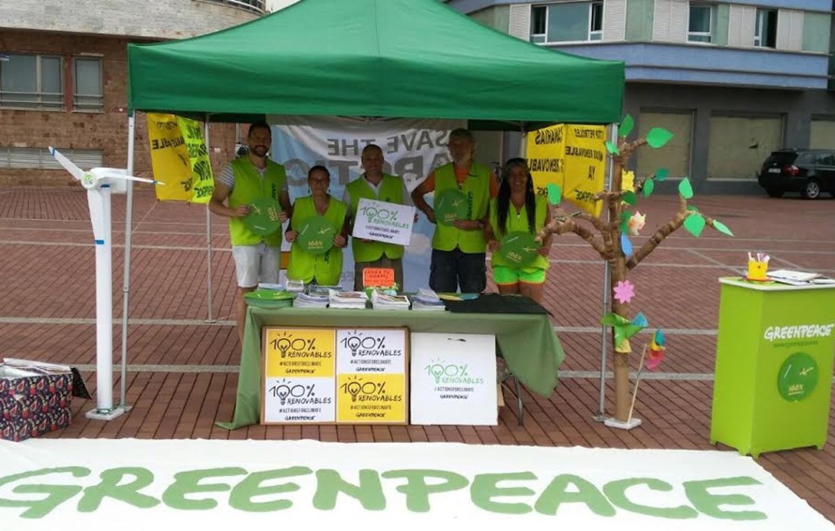 Greenpeace denuncia que España ignora a las renovables en el Consejo Europeo de Energía