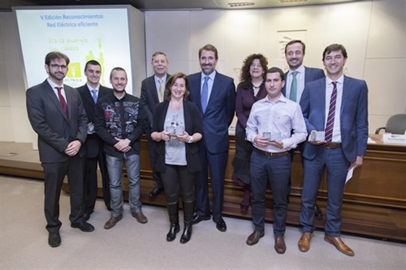 REE entrega los galardones a sus mejores proyectos de eficiencia energética de 2016