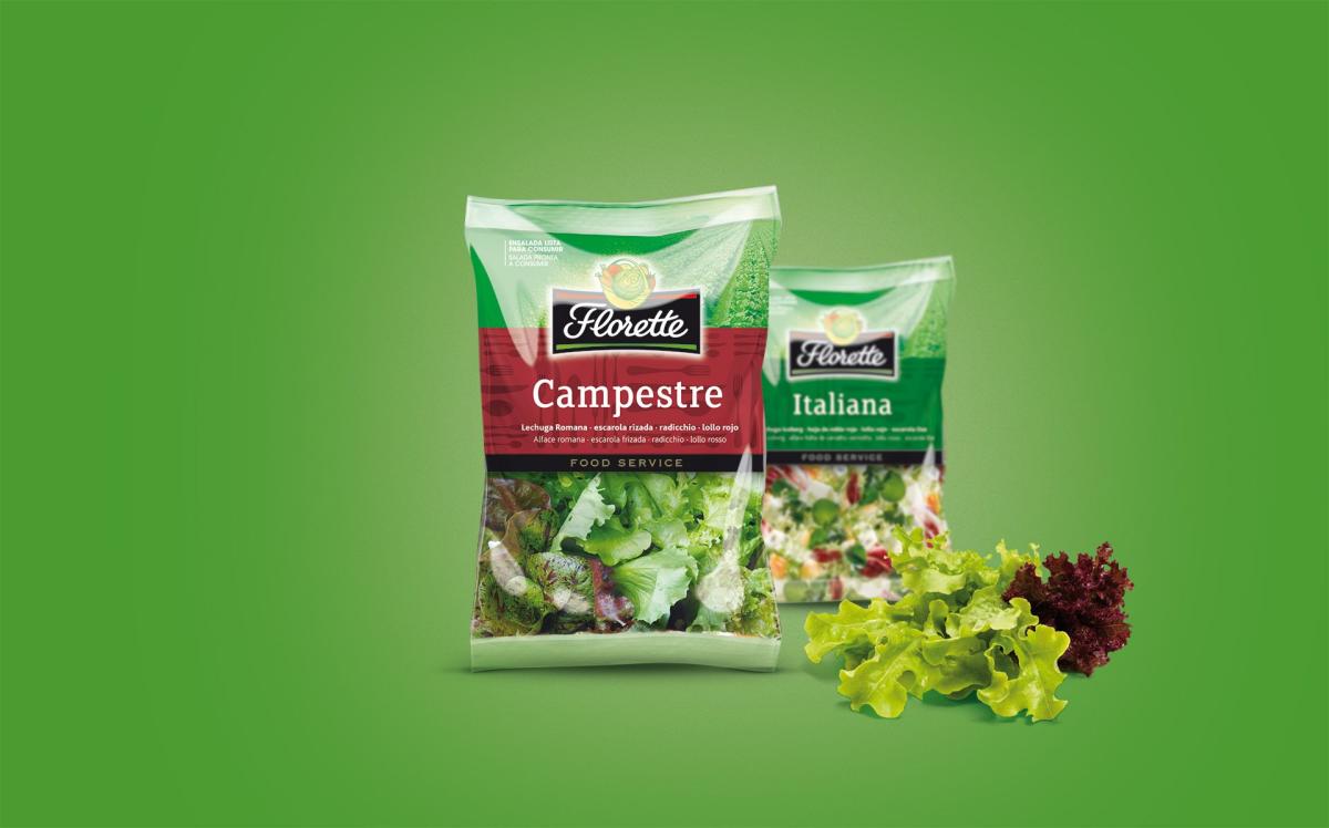 Florette Ibérica elabora sus ensaladas con energía 100% renovable en sus centros de producción