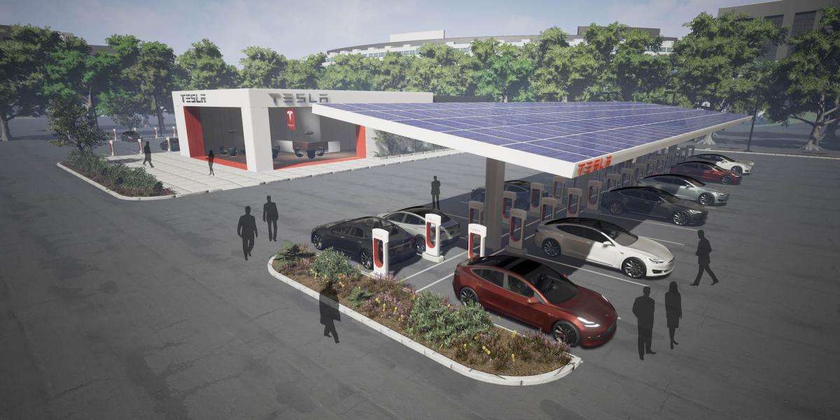 Tesla duplicará sus puntos de recarga y los alimentará con energía solar: España, 14 supercargadores más