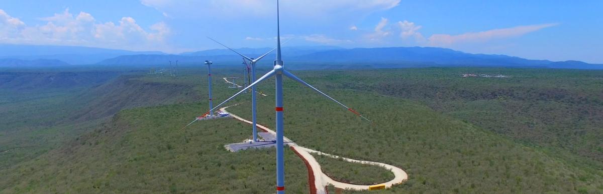 Inauguran las dos primeras fases del parque eólico de Tres Mesas en México