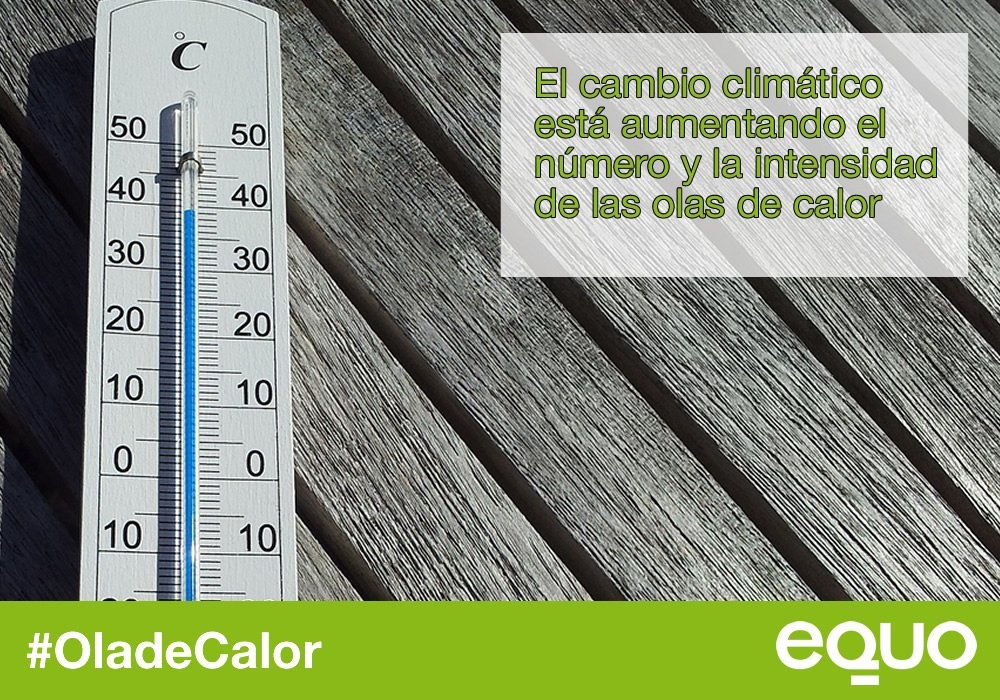 Equo pide acelerar las medidas de adaptación al cambio climático para evitar olas de calor como la actual