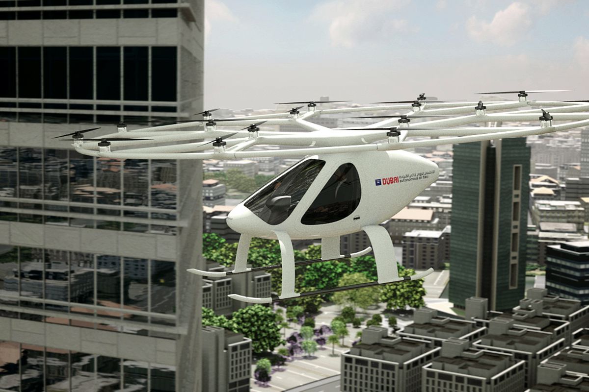 Volocopter recibe luz verde para realizar pruebas reales en Dubai