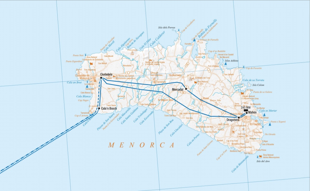 Red Eléctrica propone conectar Mallorca con Menorca con un cable submarino por 34 millones de euros