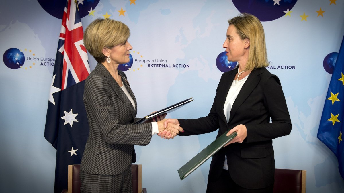 La UE y Australia firman un acuerdo para profundizar su cooperación en cambio climático y economía