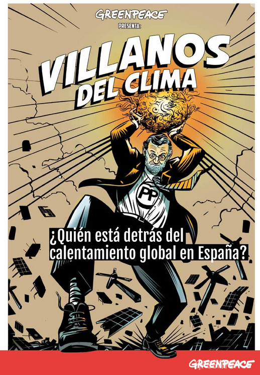 La lista de los 'Villanos del Clima' de Greenpeace en España