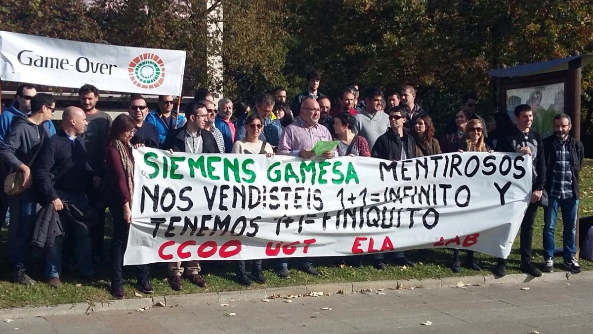 División entre los sindicatos de Siemens Gamesa: UGT irá solo a la Junta de accionistas