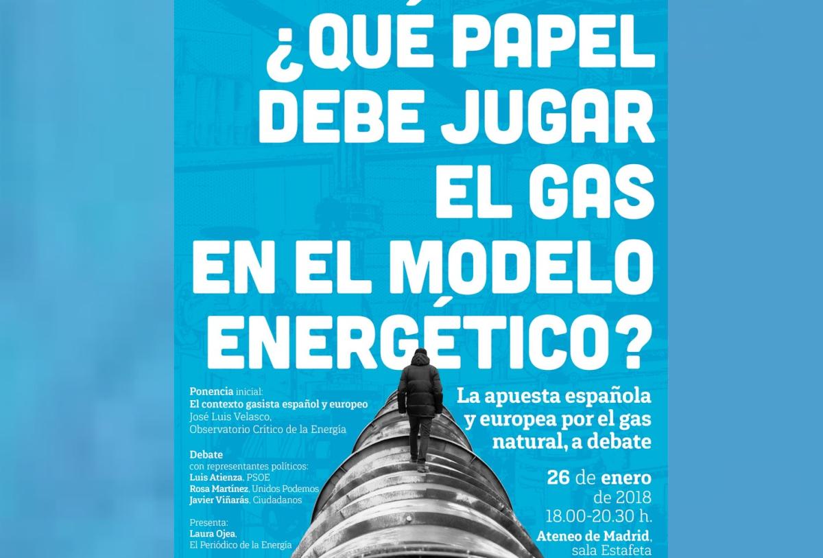 El papel del gas natural en la transición energética, a debate en el Ateneo de Madrid