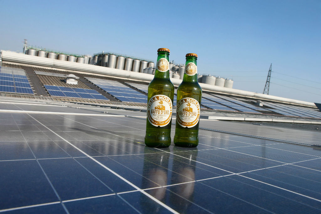 Heineken aumentará el consumo de energía renovable del 14% actual al 70% en 2030