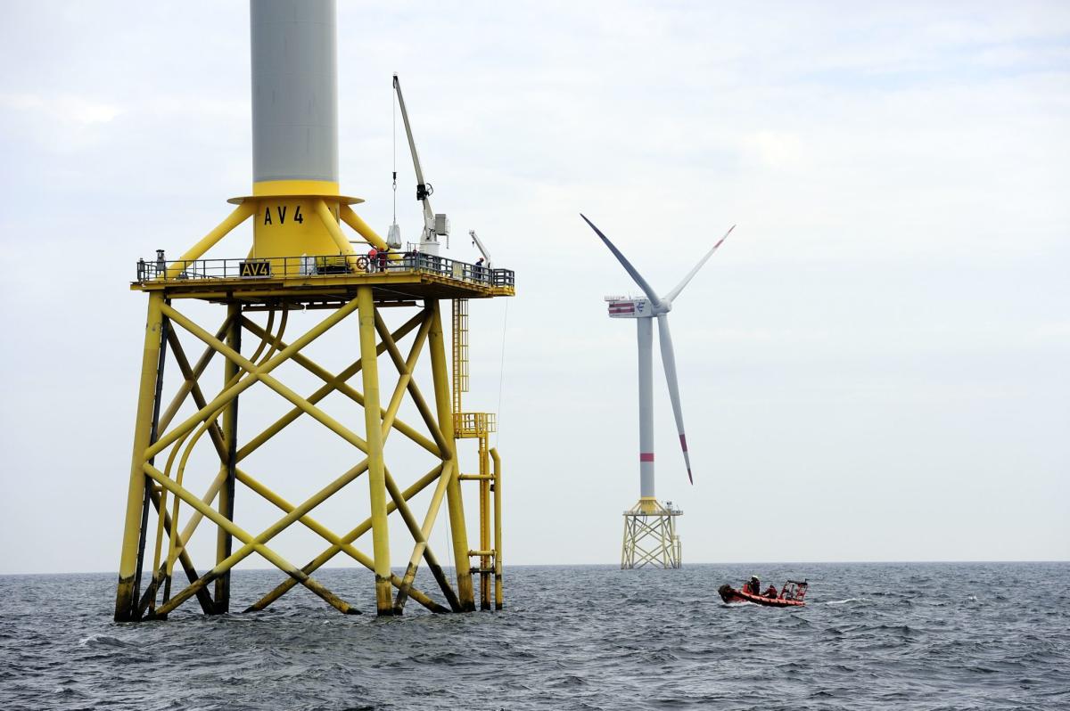 Cae al mar una turbina 'offshore' de Siemens Gamesa en el primer parque eólico marino de Alemania