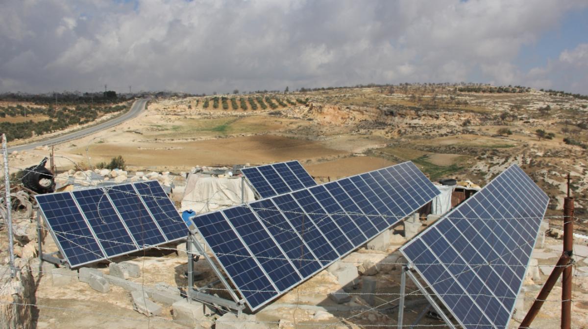 Palestina recurre a la energía solar para cubrir su déficit eléctrico