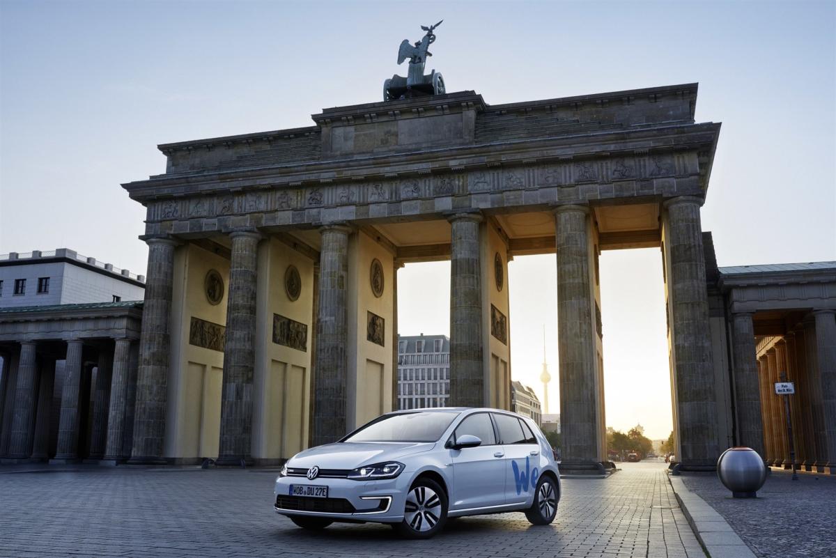 Volkswagen lanza un servicio de 'car sharing' en Berlín con 2.000 e-Golf y e-up!