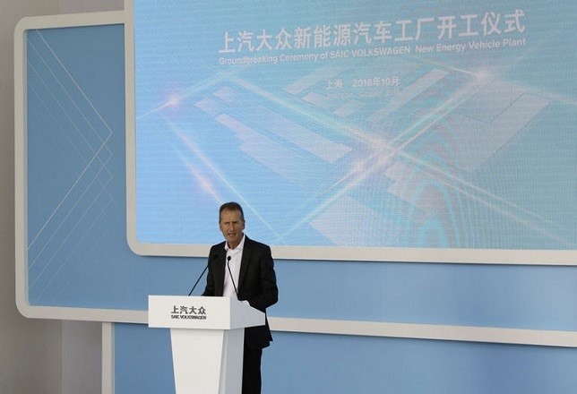 Volkswagen construye la primera fábrica destinada a la producción de vehículos eléctricos en China