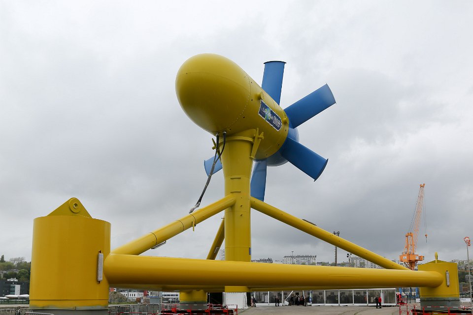 La primera turbina mareomotriz de Europa ayuda a reducir la huella de carbono de la isla Ouessant