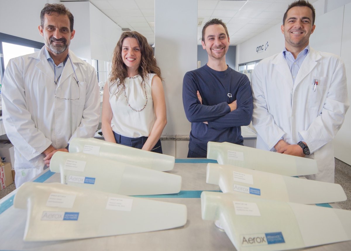 La 'startup' especializa en polímeros para eólica Aerox abre una filial en Estados Unidos