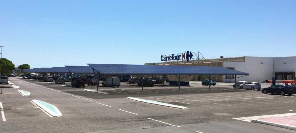 Carrefour inicia su transición energética: instala sistemas fotovoltaicos en 36 hipermercados en Francia