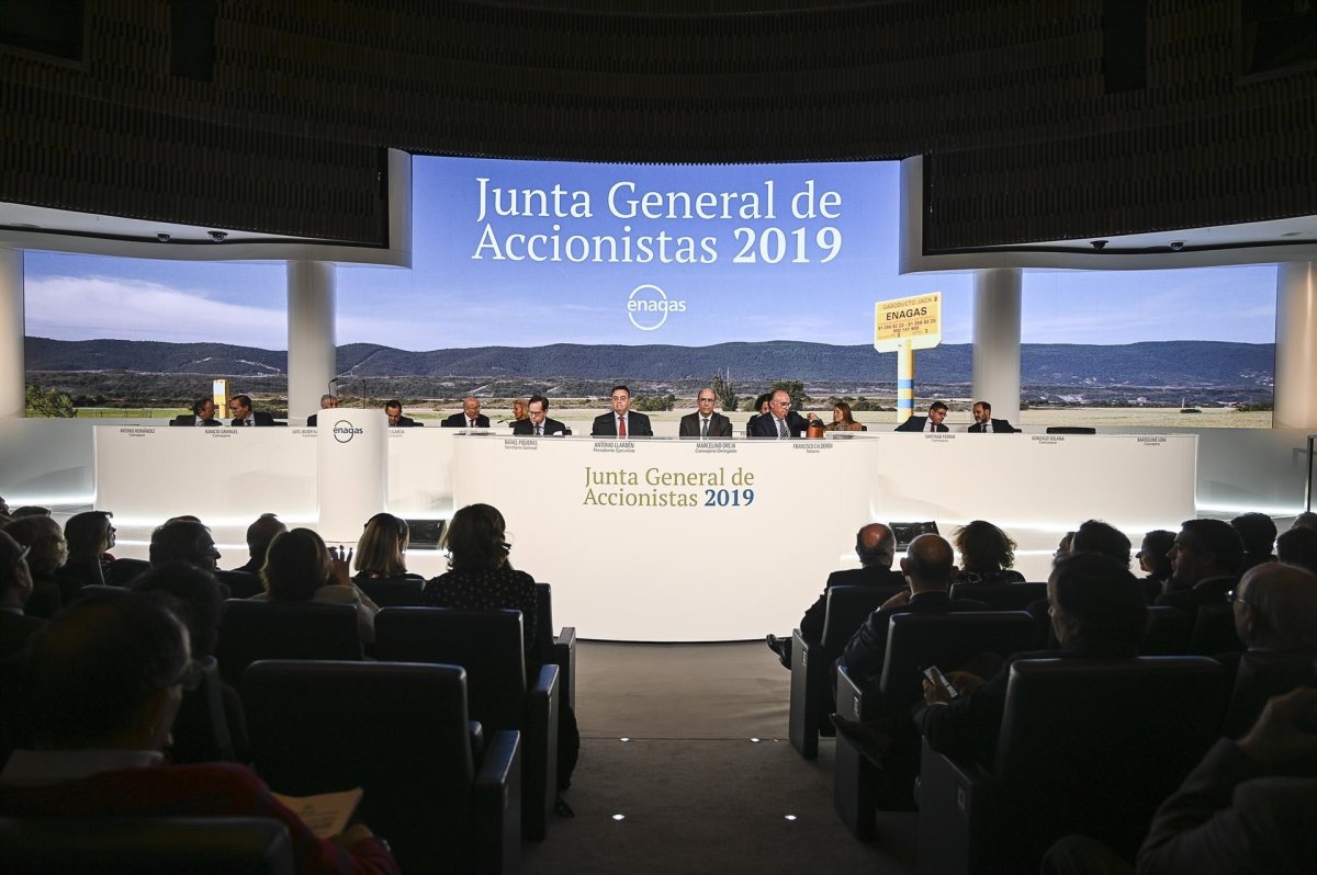La junta de Enagás aprueba el reparto de un dividendo de 1,53 con cargo a 2018, un 5% más que en 2017