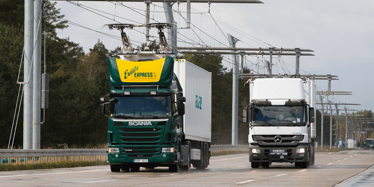 Alemania inaugura su primera autopista eléctrica para camiones híbridos