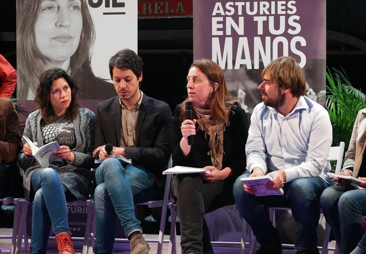 Podemos pide a los asturianos "dejar atrás a quienes vaciaron los pozos mineros para llenarse los bolsillos"