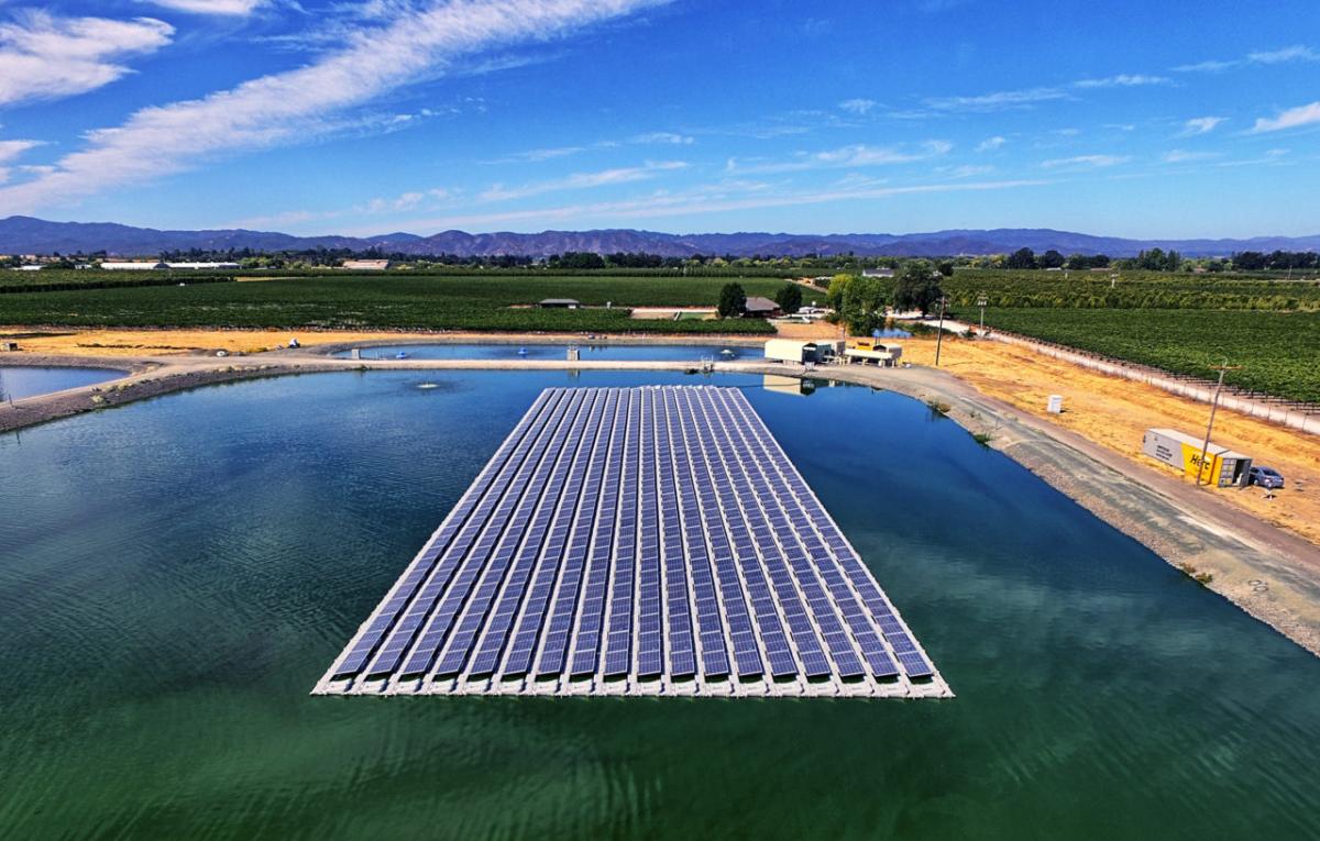 Ciel &amp; Terre inicia las obras del proyecto solar flotante más grande de California