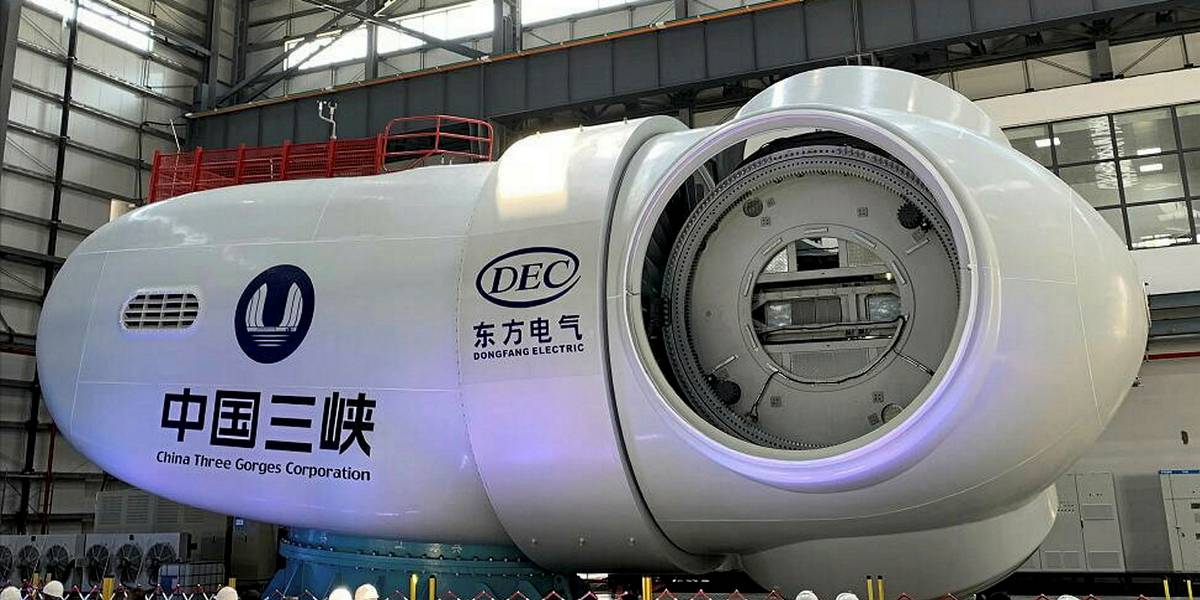 China demuestra su poderío eólico y presenta su primera turbina de 10 MW