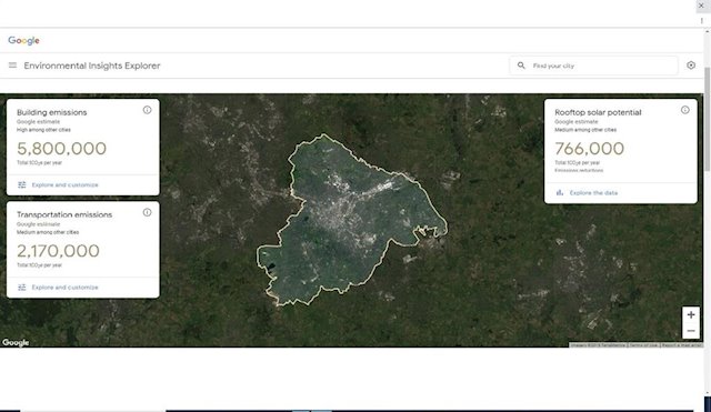 Google extiende a Europa su herramienta para combatir el cambio climático Enviromental Insight Explorer