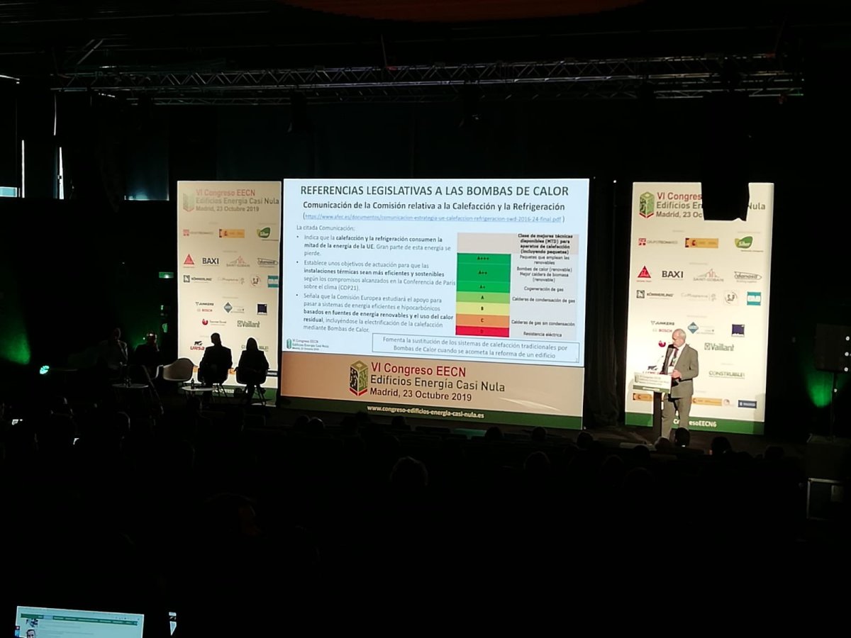 La Bomba de Calor, presente en el VI Congreso de Edificios de Energía Casi Nula