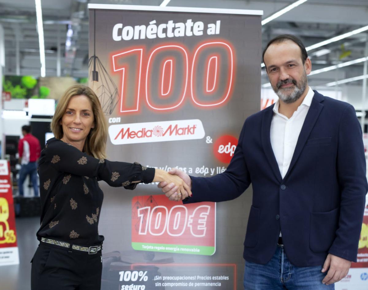 EDP venderá luz, gas y servicios en todas las tiendas de MediaMarkt en España