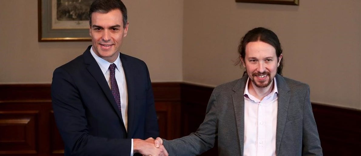 Sánchez e Iglesias alcanzan un preacuerdo de coalición: la lucha contra el cambio climático será uno de los pilares del futuro gobierno