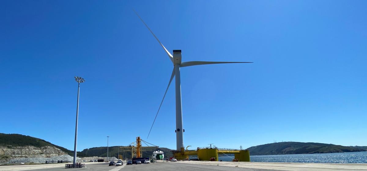 Repsol, EDPR y Engie, a punto de finalizar el primer parque eólico marino flotante de la UE