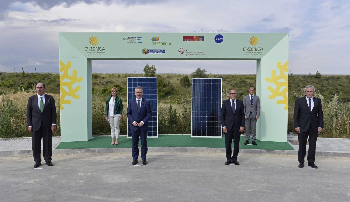 Iberdrola, Mondragon e instituciones vascas impulsan en Álava la mayor planta fotovoltaica con 100 MW de potencia