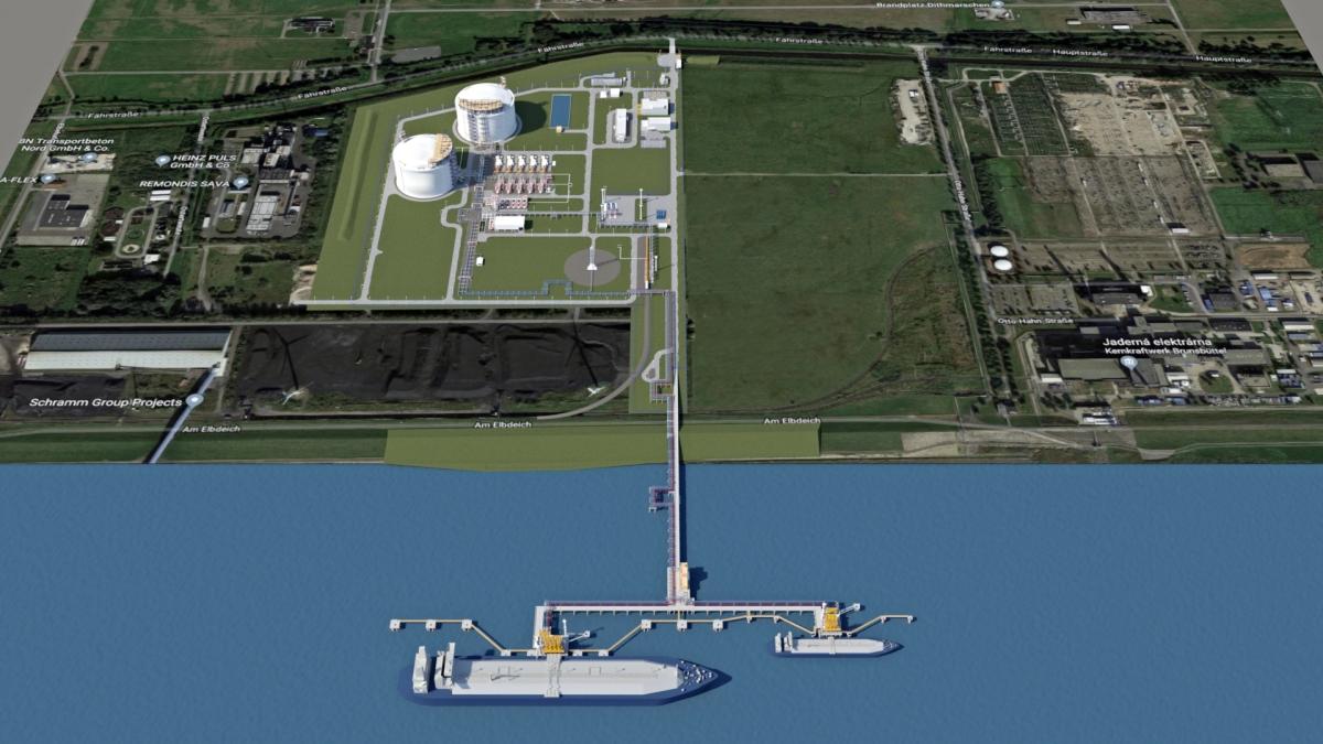 Cobra y Sener, preseleccionadas para construir una terminal de GNL en Alemania