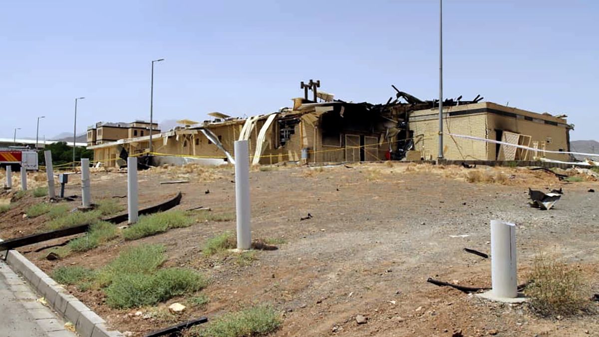 Irán da por resuelto el incendio de la central nuclear de Natanz