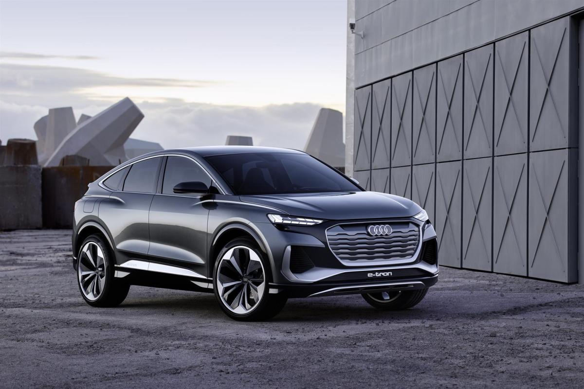 Audi lanzará en 2021 el nuevo coupé Q4 e-tron con una autonomía superior a los 500 kilómetros